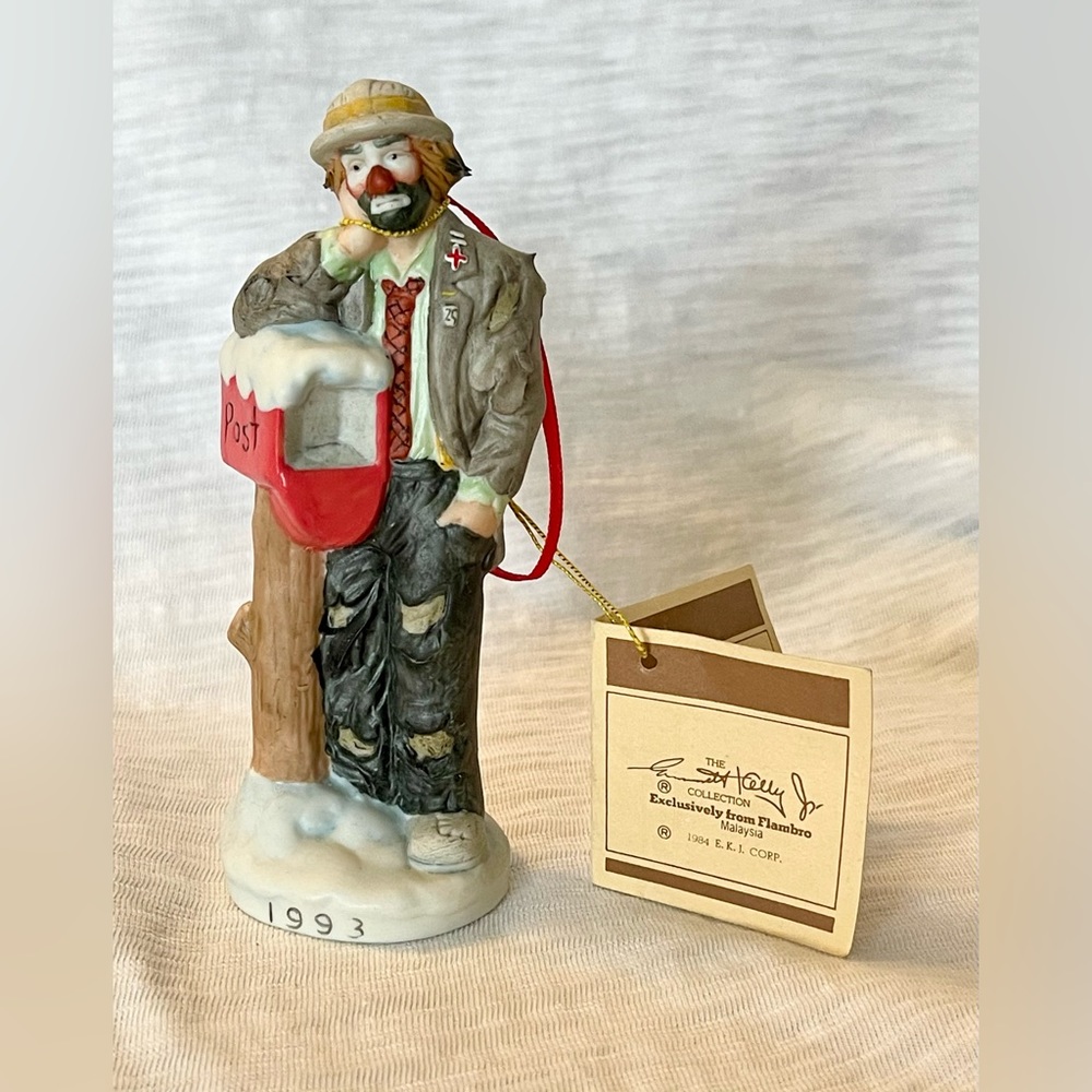 Emmett Kelly Jr “Post Mailbox” Ornament
